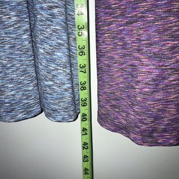 prAna Dresses XS Athletic Amaya Spacedye Purple & Blue Tank Shelf‎ Bra Lot Of 2 - Picture 12 of 12